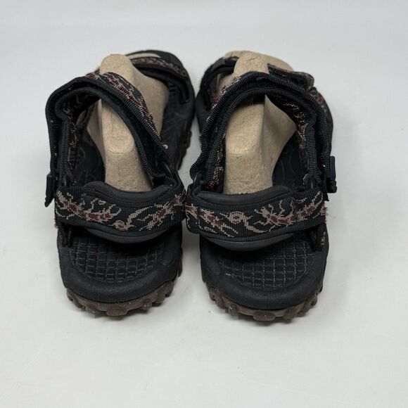Teva Valkyrie Sandals Mens 10 M Black Scorpion Hiking Outdoor Water Hook & Loop - Picture 8 of 13